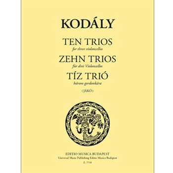 Ten Trios Transcription from 'Tricinia' by Jako Jeno