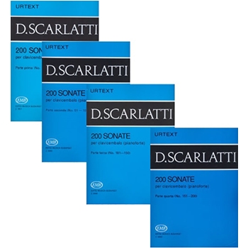 200 Sonate per clavicembalo (pianoforte) Vol.1-4