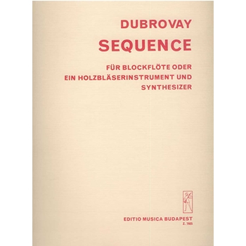Sequence for recorder or a woodwind instrument and synthesizer