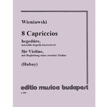 8 Capriccios for violin with accompaniment of second violin