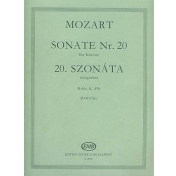 Sonata No. 20 B-flat major, K 498 ? (KV Anh. C. 25. 04/05)