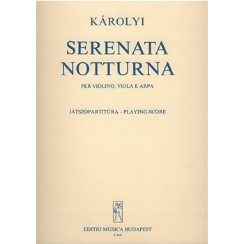 Serenata notturna for violin, viola and harp