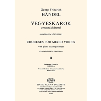 Choruses for Mixed Voices Vol.II with piano accompaniment (Fragments from oratorios)