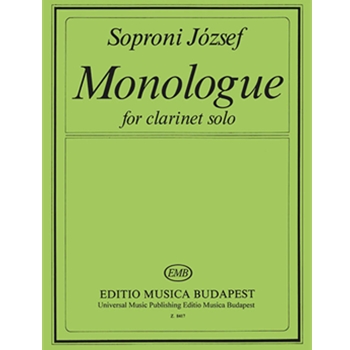 Monologue for clarinet solo