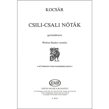 Csili-csali notak gyermekkarra