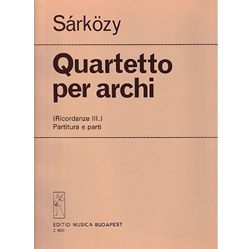String Quartet (Ricordanze III)