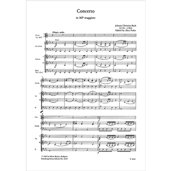 Concerto in Mib maggiore per cembalo (pianoforte) e orchestra