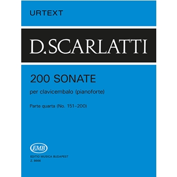 200 Sonate per clavicembalo (pianoforte) Vol.4 Parte quarta (No. 151-200)