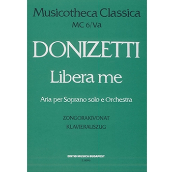 Libera me a soprano solo con violino obbligato e piena orchestra