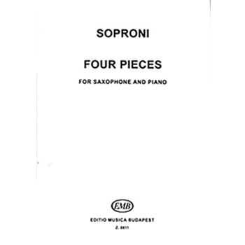 Four Pieces for saxophone and piano