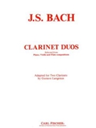 Clarinet Duos by Bach Johann Sebastian - Langenus Gustave - for Clarinet Duet