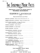 Adagio by Brahms Johannes - Gustave Langenus - for