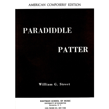 Paradiddle Patter by Street William G for