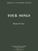 Four Songs by Lane Richard Mark Van Doren for