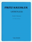 Liebeslied by Kreisler Fritz for Violin and Piano