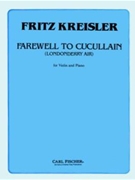 Londonderry Air by Anonymous - Kreisler Fritz - for Violin and Piano