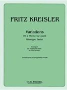 Variations On A Theme Of Corelli by Tartini Giuseppe - Kreisler Fritz - for Violin and Piano
