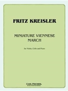 Miniature Viennese March by Kreisler Fritz for Piano Trio
