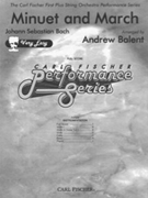 Minuet and March by Bach Johann Sebastian - Balent Andrew - for