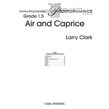Air & Caprice by Clark Larry for Full Score