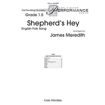Shepherd's Hey by English Folk Song - Meredith James - for Full Score