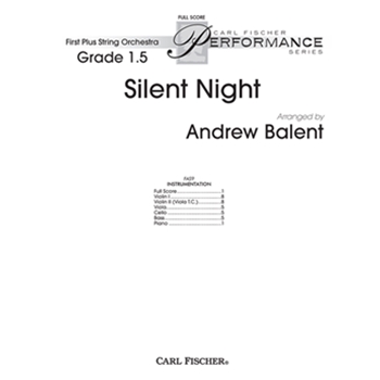 Silent Night by Gruber Franz - Balent Andrew - for