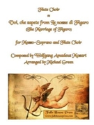 Voi Che Sapete From Marriage Of Figaro by Mozart Wolfgang Amadeus - Green Michael - for Flute Choir
