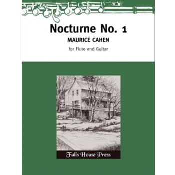 Nocturne No.1 For Flute and Guitar by Cahen Maurice for