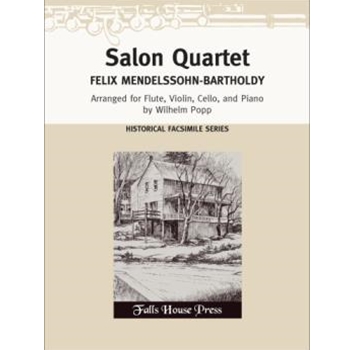 Salon Quartet By Mendelssohn by Mendelssohn Felix - Popp Wilhelm - for