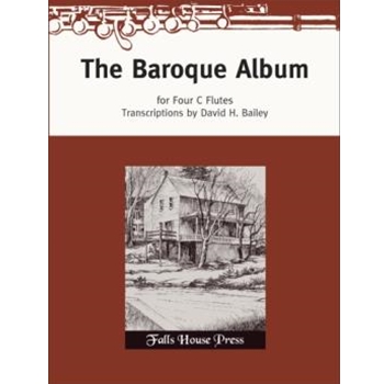 Baroque Album For 4 C Flutes by Various for Flute Quartet