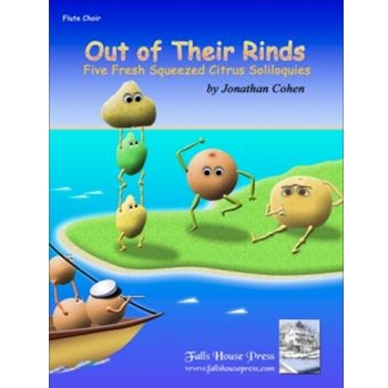 Out Of Their Rinds by Cohen Jonathan for Flute Octet