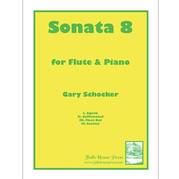 Sonata No 8 by Schocker Gary for Flute Solo