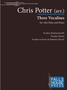 Three Vocalises for Alto Flute and Piano by Rachmaninoff Sergei - Potter Christine - for