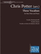Three Vocalises for Bass Flute and Piano by Rachmaninoff Sergei - Potter Christine - for