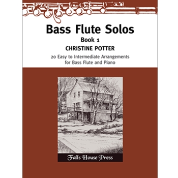 Bass Flute Solos 20 Easy to Intermediate Arrangements for Bass Flute and Piano by Spirituals - Potter Christine - for (Spiritual Japanese)