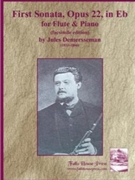 1st Sonata Opus 22 E-flat Major by Demersseman Jules-Auguste Edouard - Facsimile Edition - for Flute Solo