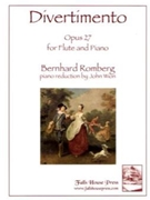 Divertimento Op.27 for flute and piano by Romberg Bernhard Heinrich - Wion John - for
