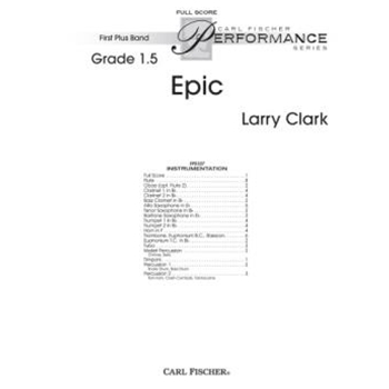 Epic by Clark Larry for Full Score