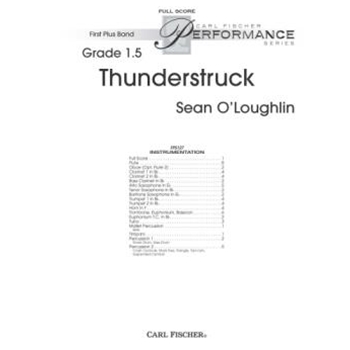 Thunderstruck by O'Loughlin Sean for Full Score