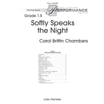 Softly Speaks the Night by Chambers Carol Brittin for