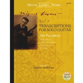 Transcriptions for Solo Guitar Sin palabras