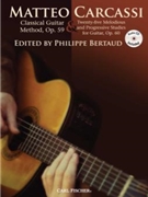 Classical Guitar Method & 25 Melodous by Carcassi Matteo - Bertaud Phillipe - for Guitar Met
