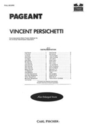 Pageant by Persichetti Vincent for Full Score