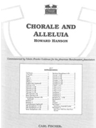 Chorale & Alleluia by Hanson Howard for Full Score
