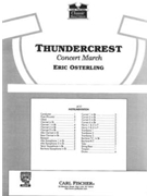 Thundercrest by Osterling Eric for Full Score