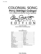 Colonial Song by Grainger Percy Aldridge - Topolewski T - for Full Score