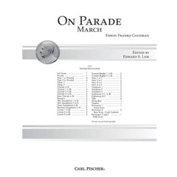On Parade March by Goldman Edwin Franko - Lisk Edward S - for Full Score