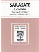 Carmen-Fantasie De Concert Opus 25 by Sarasate Pablo de for Violin and Piano