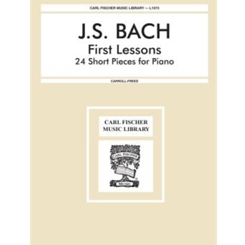 First Lessons In Bach by Bach Johann Sebastian - Carroll-Freed - for Piano