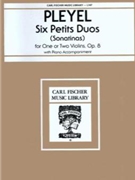 Six Petit Duos Donatinas Oputs 8 by Pleyel for 2 Violin w/Pa